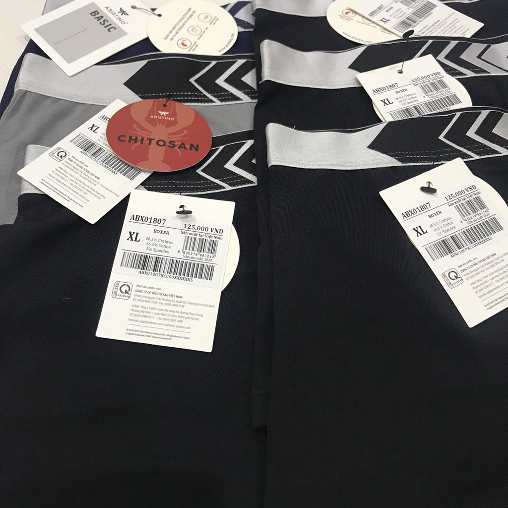 Quần lót NAM, QUẦN SỊP boxer NAM Cotton Chitosan⚡ARISTINO⚡ mềm mịn, thoáng mát và khả năng kháng khẩu tuyệt cao-ABX01807