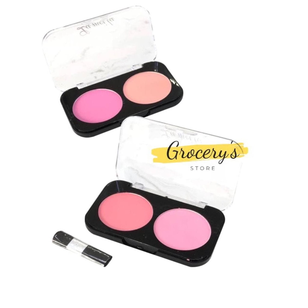 Phấn Má Hồng Cam Lâu Trôi LAMEILA Hộp 2 Ô Màu Tự Nhiên  Nội Địa Trung