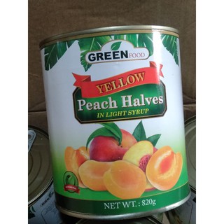 [Hộp 820g] Đào ngâm đóng hộp Yellow Peach Halves