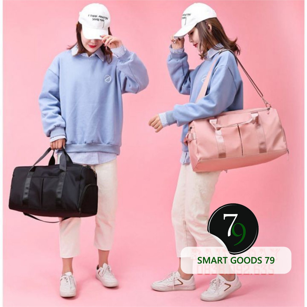 [Freeship hàng cao cấp 99] Túi du lịch thể thao đẹp xách cho nam nữ đựng đồ quần áo tập đa năng có nhiều ngăn để giầy