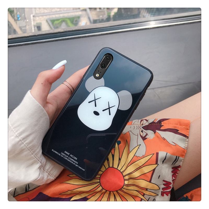 Bao da Phone cases Ốp lưng VIVO y73 y95 y91 y91c y93 y70 y97 y83 y81s y81 y85 y79 y75 y71 y67 Casing Cute Simple Cartoon Bear Cover Ốp lưng VIVO Y 73 95 91 91c 93 70 97 83 81s 81 85 79 75 71 67 Tempered Glass Hard Protection Back Case