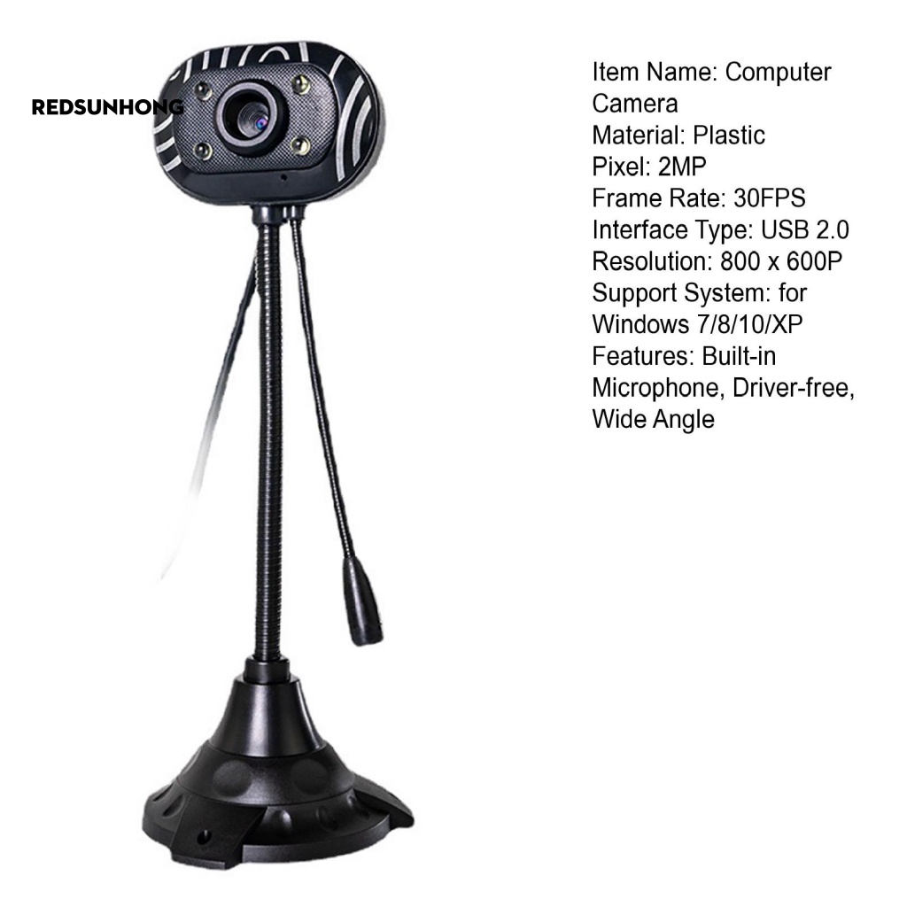 Webcam Kỹ Thuật Số RSH.z Cổng USB 2.0 Trong Suốt Cho Máy Tính