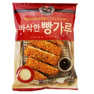 Bột chiên xù, vụn bánh mì beksul hàn quốc 450g - 빵가루450g