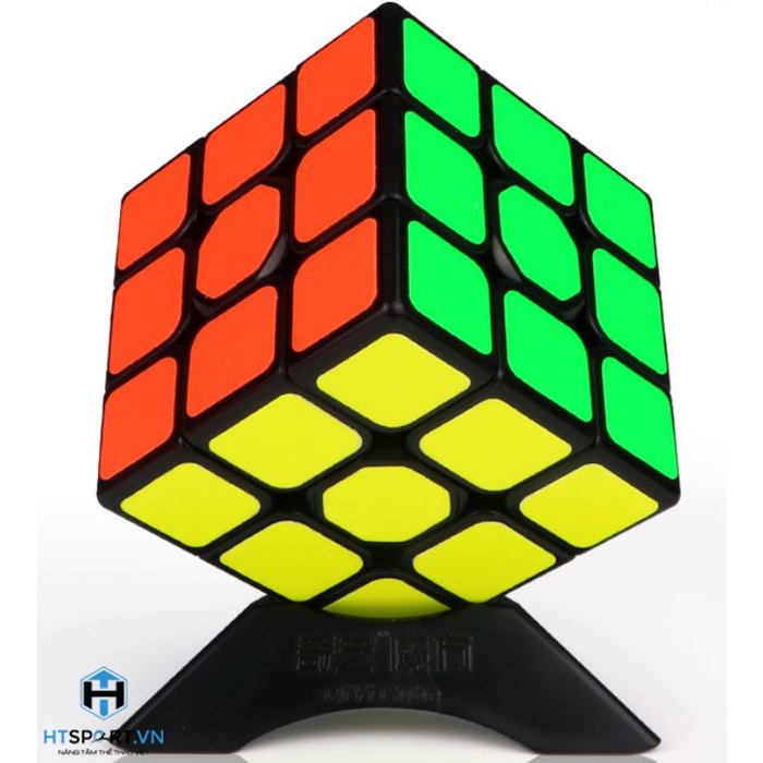 RuBik 3x3, Rubik 3 Tầng Khối Lập Phương WiYi Cube Viền Đen, Đồ Chơi Phát Triễn Trí Tuệ Cao Cấp