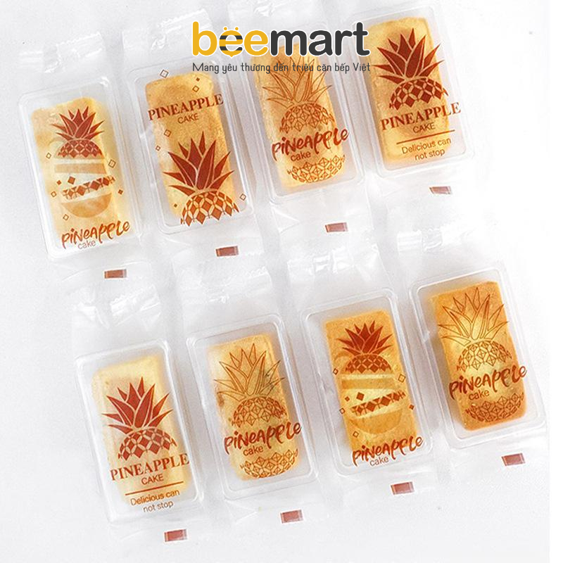 Túi đựng bánh dứa Pineapple Cake trắng (100c)