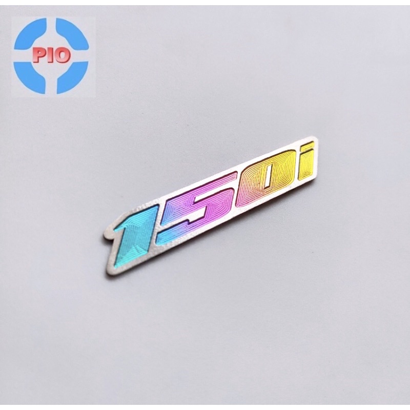 Tem titan điện phân 150i, 125i trang trí xe máy bền màu