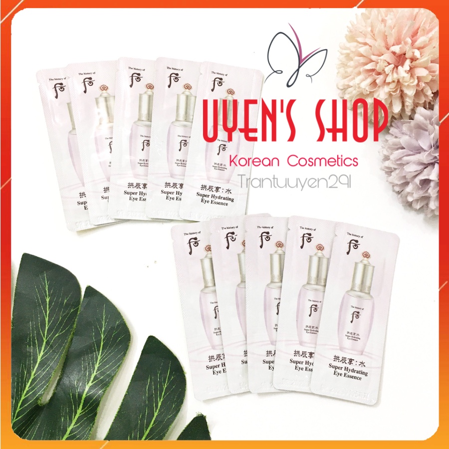 Sample tinh chất chống lão hóa vùng mắt The Whoo Super Hydrating Eye Essence 1ml