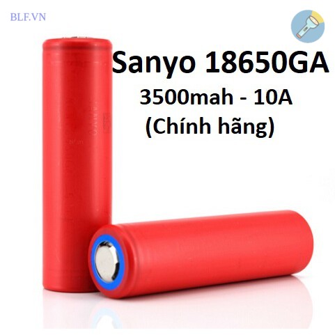 Pin Li-ion 18650 Sanyo / Panasonic NCR18650GA - 3500mah - 10A 18650GA