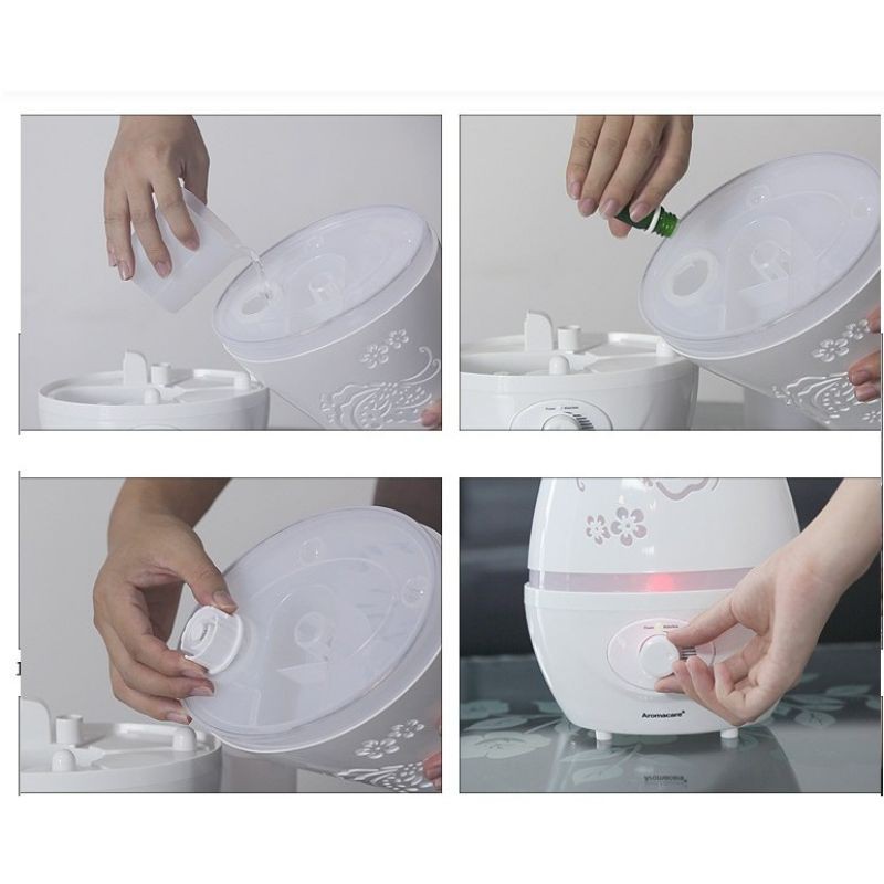 Máy xông tinh dầu siêu âm HỒ ĐỆP  cao cấp 2000ml.