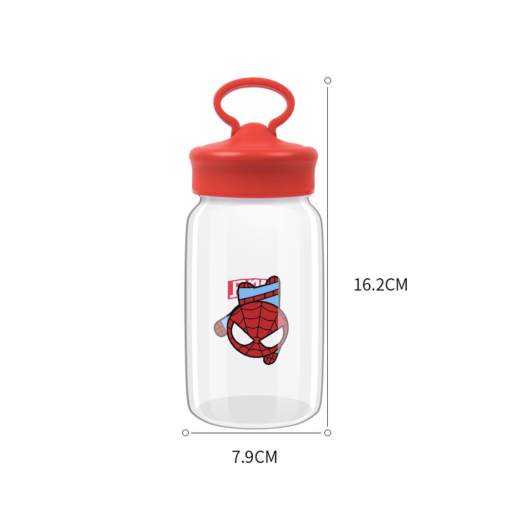 Bình nước Miniso Marvel có móc 450ml - Hàng chính hãng