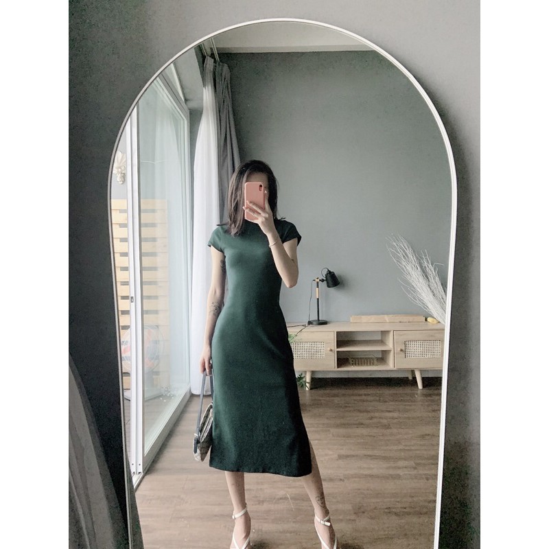 [Mã FAMALLT5 giảm 15% đơn 150k] Đầm gân xẻ bên AfterBefore | BigBuy360 - bigbuy360.vn