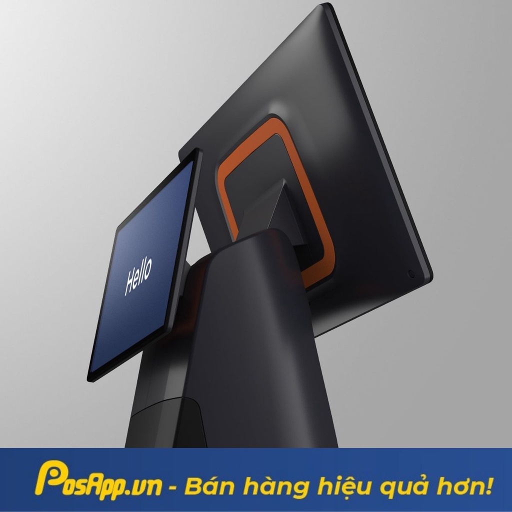 Máy Pos bán hàng - máy Pos tính tiền Sunmi T2 2 màn hình cảm ứng, tích hợp in bill PosApp PAL2-N + 6 tháng phần mềm