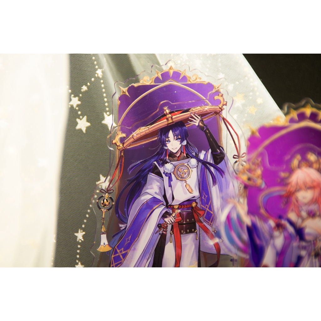 Genshin Impact - Standee 3 lớp nhân vật The Sovereign