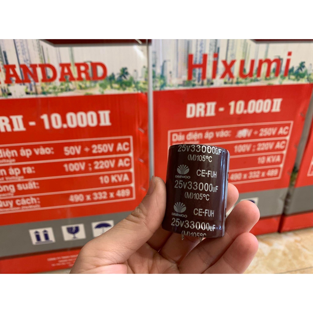 Tụ deawoo dùng cho bo mạch ổn ap