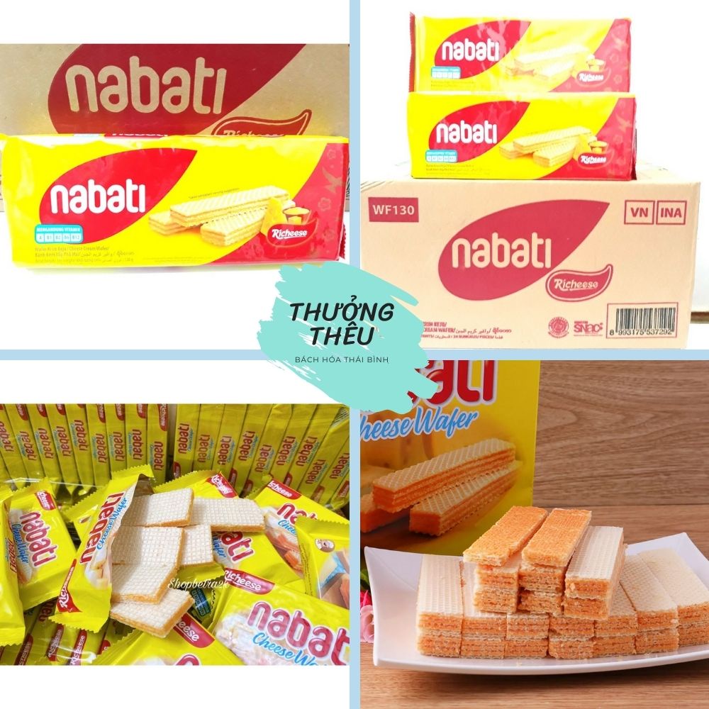 Bánh kem xốp NABATI vị Phô Mai/ socola Túi 140g