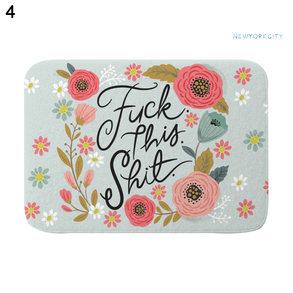 Thảm Chùi Chân Chống Trượt Họa Tiết Hoạt Hình Dễ Thương