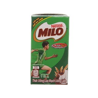 Lốc 4 hộp sữa lúa mạch Nestle Milo Active Go 115ml
