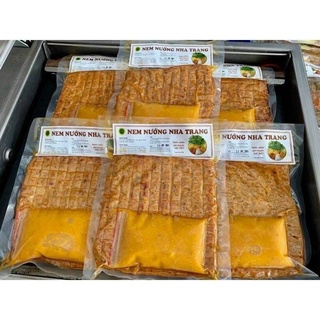 Nem nướng nha trang 500gr FREE SHIP set 12c kèm nước chấm siêu ngon