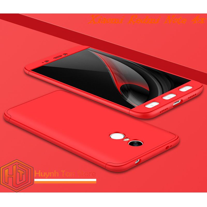Ốp lưng Xiaomi Redmi Note 4x nhựa cứng 360 GKK bảo vệ toàn diện gkk(MÀU BẤT KÌ)
