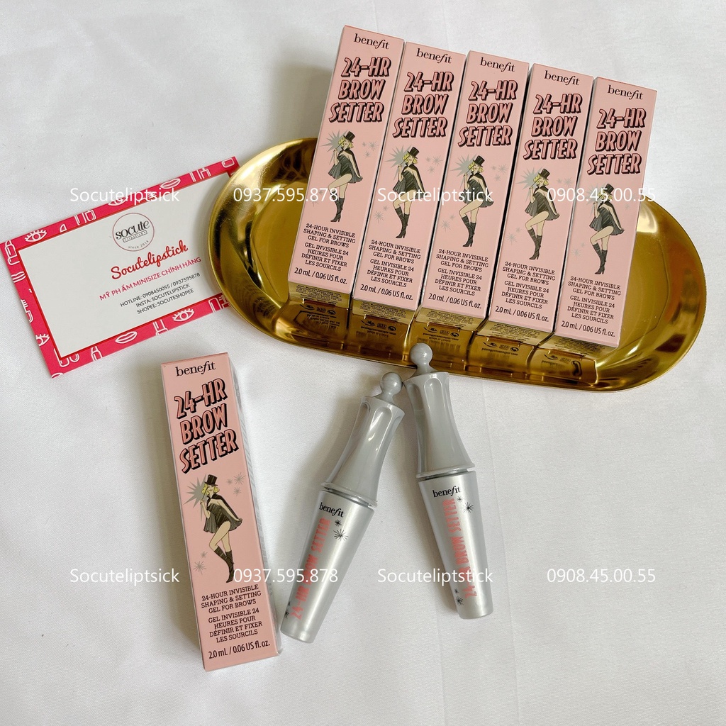 Mascara chân mày Benefit 24-HR Brow Setter mini