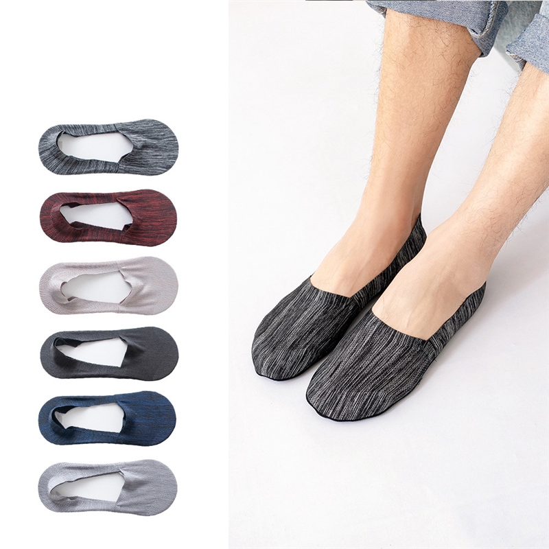 Vớ cotton lụa lạnh chống trượt đi mùa hè cho nam giới