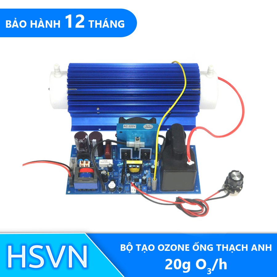 Bộ tạo Ozone ống thạch anh 20gO3/h mạch tạo khí Ozone tích hợp vào máy lọc không khí, máy khử mùi Dr.Ozone - Chính Hãng