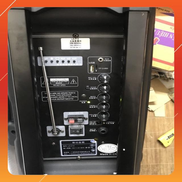 Siêu rẻ [Freeship toàn quốc từ 50k] LOA KÉO TEMEISHENG LA–012 tặng 2 mic không dây