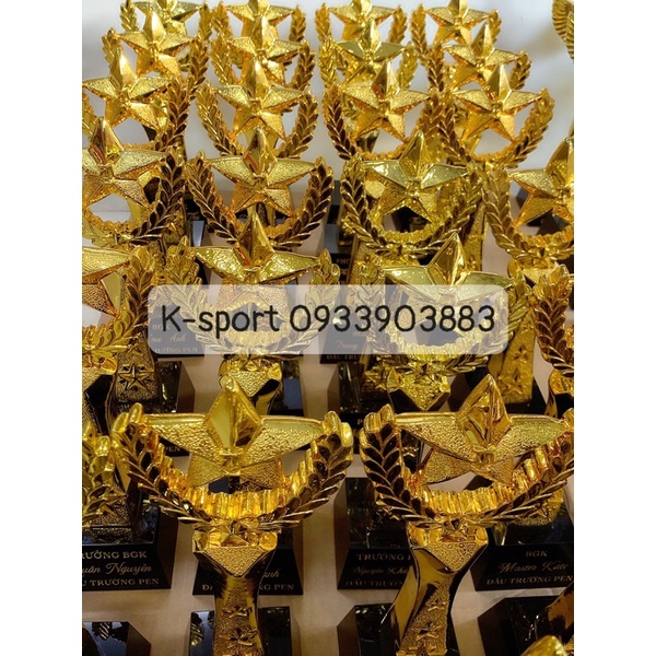 MIỄN PHÍ IN DECAL GIẤY SLL cúp thể thao bóng đá lưu niệm huy chương vàng giá rẻ c017 tổng kho sỉ lẻ toàn quốc