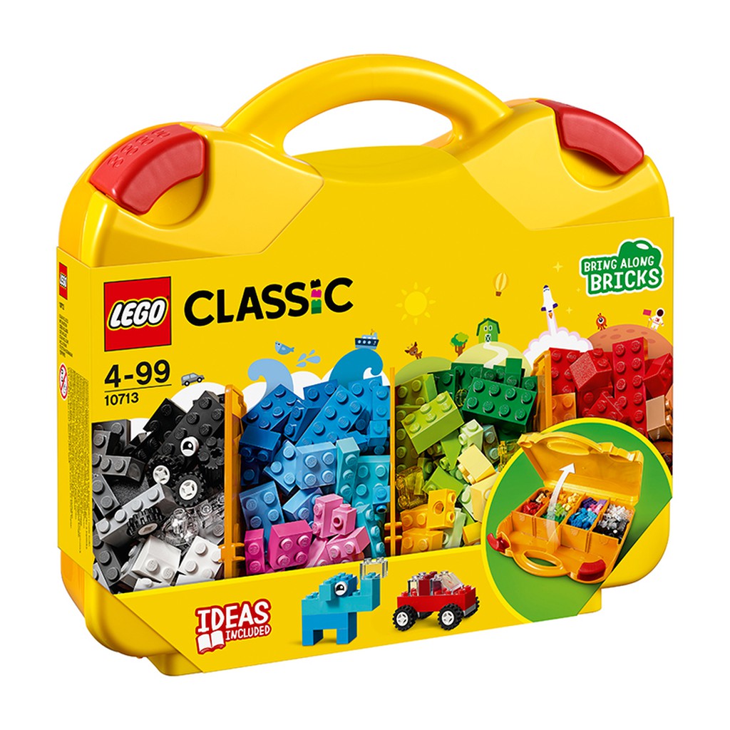 LEGO CLASSIC 10713 Vali LEGO Classic Sáng Tạo ( 213 Chi tiết) Đồ chơi lắp ráp vali cho trẻ em