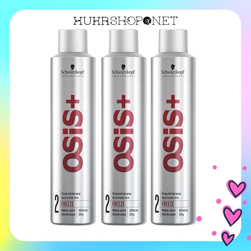 Keo Xịt Giữ Nếp Osis+2 Freeze 300ml