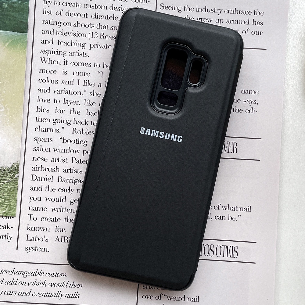 Bao Da Điện Thoại Nắp Lật Thông Minh Cao Cấp Cho Samsung Galaxy Note 9/S9 Plus/S8 Plus/S10 Plus S8/S9/S10/Note8