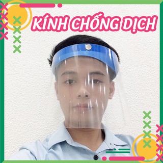 [Miễn Phí Vận Chuyển] Kính Chống Dịch Che mặt -Hạn Chế Giọt Bắn vừa mọi Khuôn Đầu [Hình Thật]