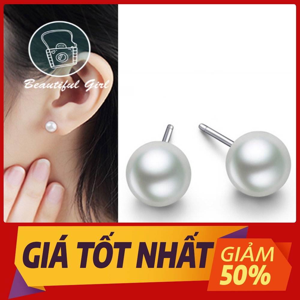 Hoa Tai Nhân Tạo Tròn/Khung Trái Tim Thời Trang đẹp