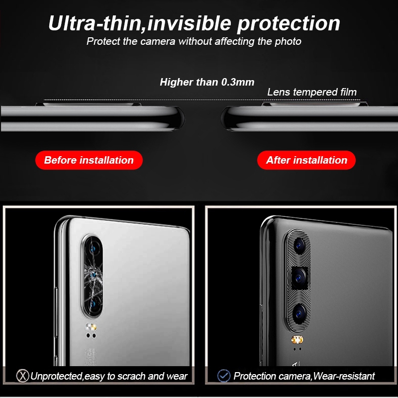 Khung bảo vệ cho ống kính Huawei P30 P20 Pro Lite Mate 20X
