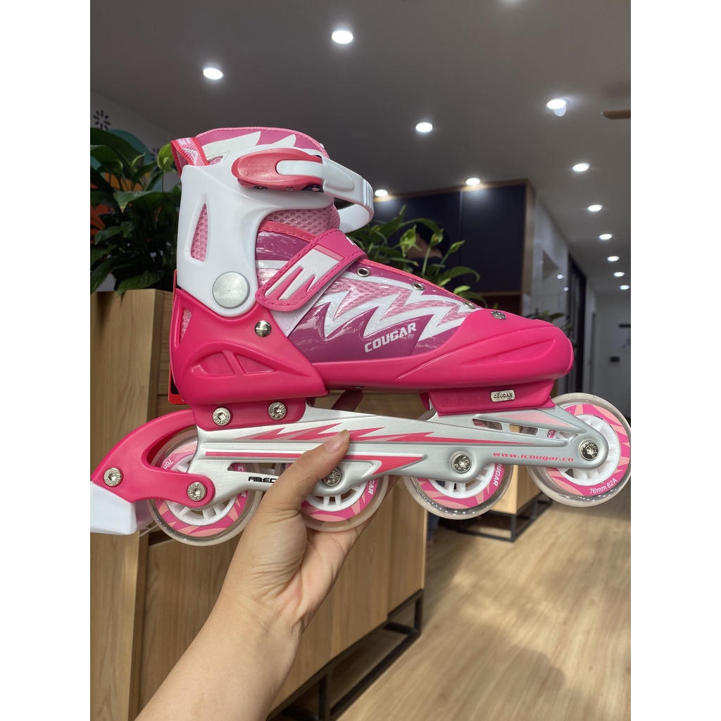 Giày Patin Trẻ Em Centosy- Cougar 835L,Tặng Kèm Bảo Hộ Tay Chân Và Nón, Có Thể Điều Chỉnh Size