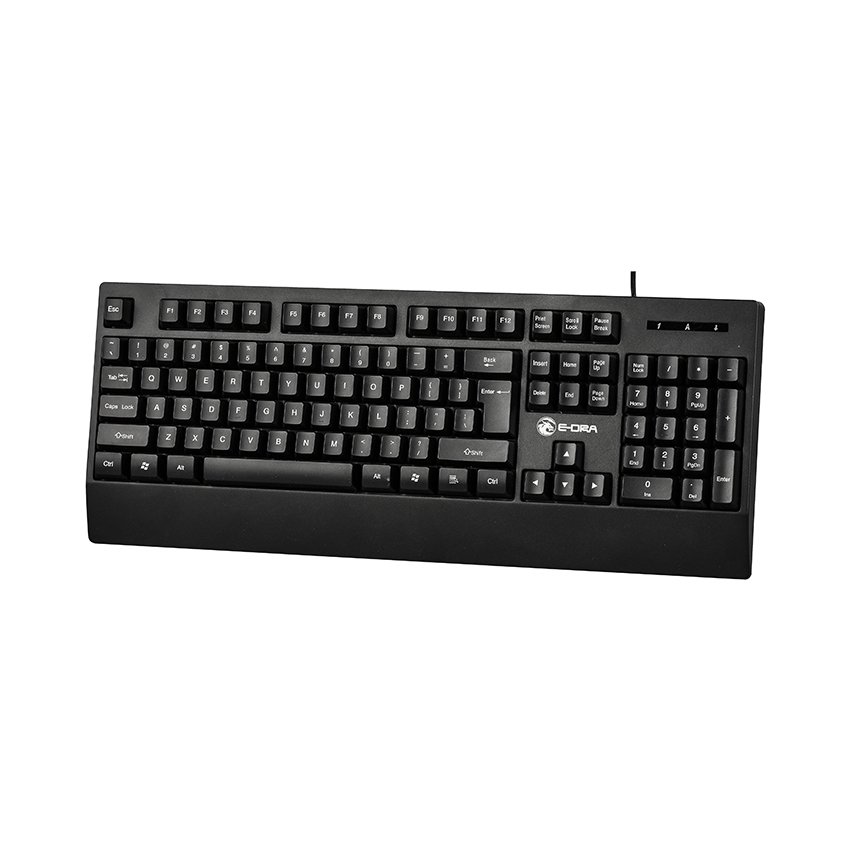 Bàn phím giả cơ Chơi Game Edra EK502 - Keyboard USB Văn phòng Full 104 phím Có Đệm Tay - BH 12 Tháng