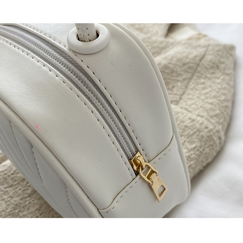 IELGY Túi Đeo Chéo Hình Vuông Nhỏ Có Khóa Kéo Đơn Giản Dành Cho Nữ