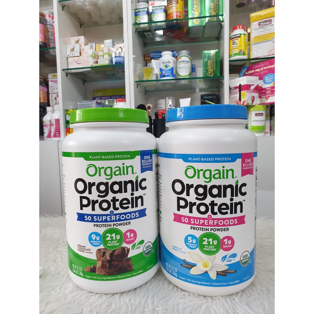 BỘT ĐẠM THỰC VẬT HỮU CƠ ORGAIN ORGANIC PROTEIN SUPER FOODS 1.22KG