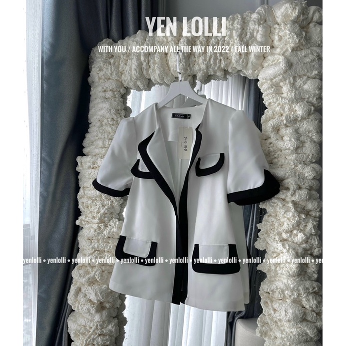 SET ÁO BLAZER NGẮN TAY KÈM QUẦN SIÊU HOT HÀNG THIẾT KẾ | BigBuy360 - bigbuy360.vn