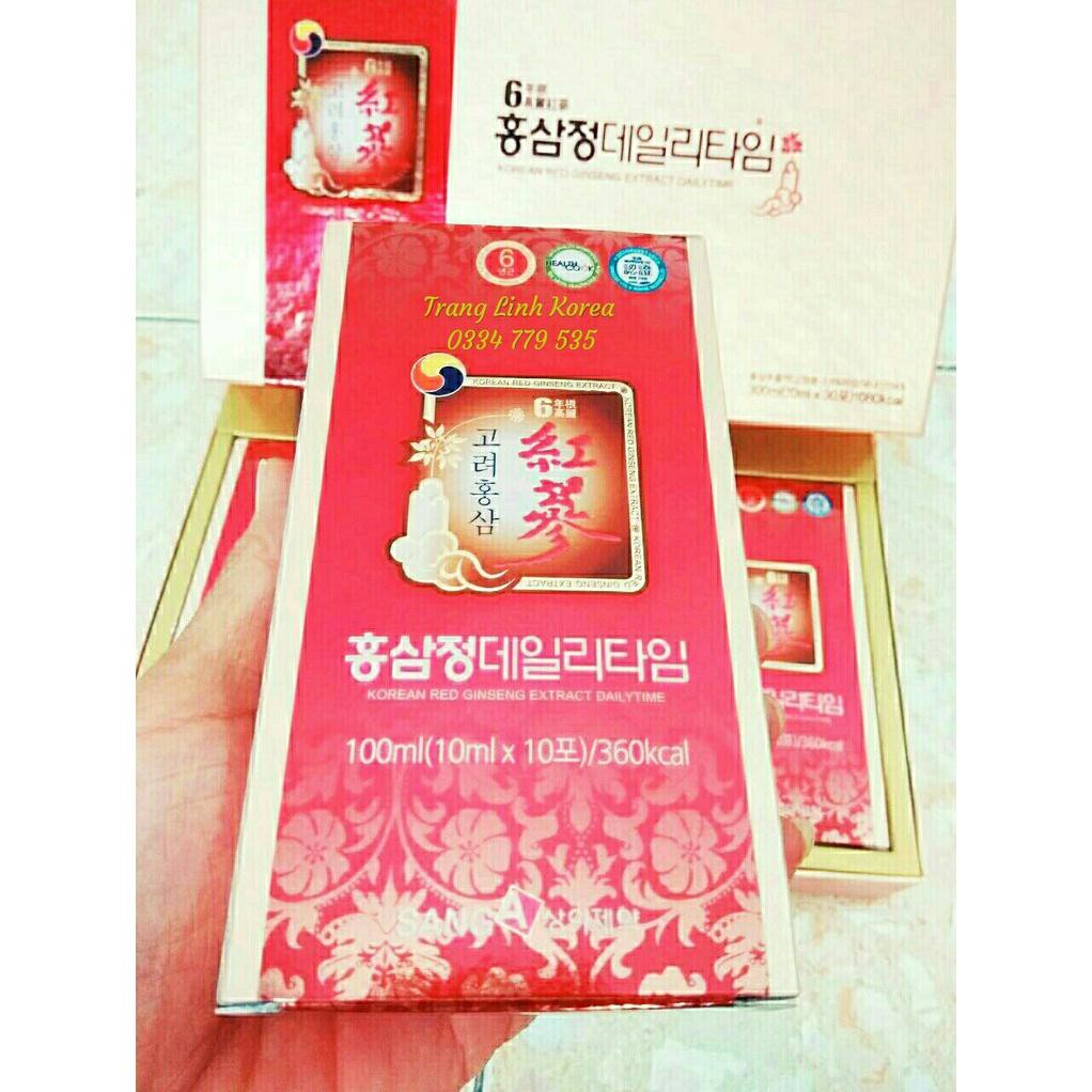 Nước Hồng Sâm Nguyên Chất SangA Cao Cấp Hàn Quốc, Hộp 30 gói