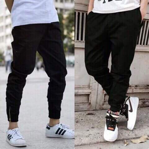Quần jogger kaki nam khoá zip ⚡️ ẢNH THẬT+VIDEO ⚡️ Quan dai tây âu kiểu ống đứng côn dáng rộng vải tốt túi lớn