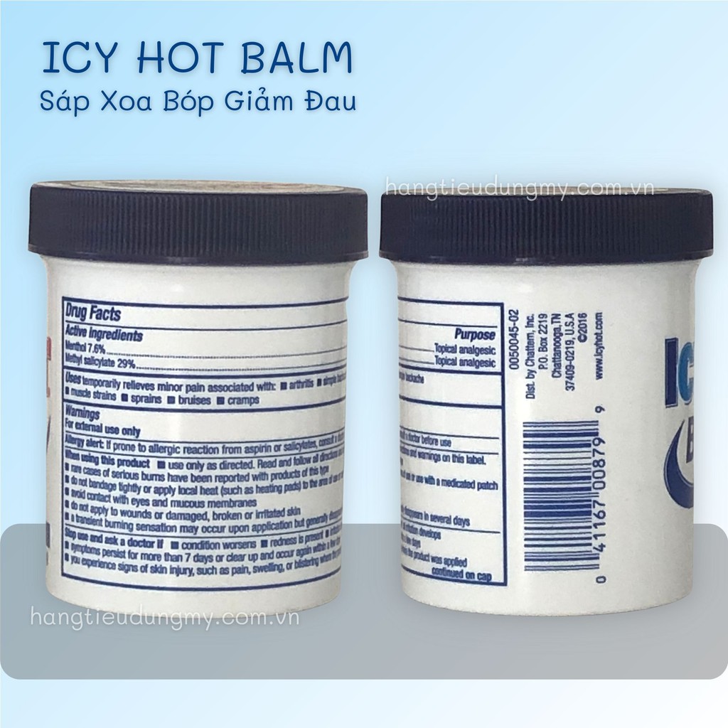 Dầu nóng xoa bóp giảm đau Icy Hot Extra Strength - Hàng Mỹ - Mẫu Mới