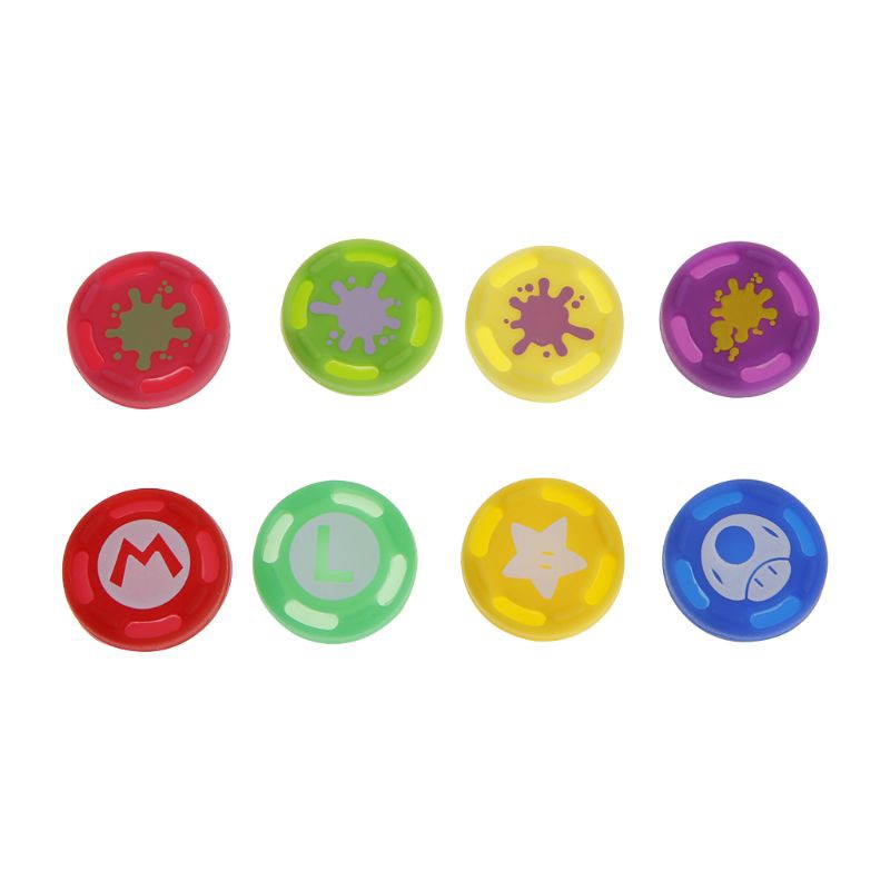 Bộ 10 miếng bọc silicon cho nút tay cầm chơi game Switch Pro PS4