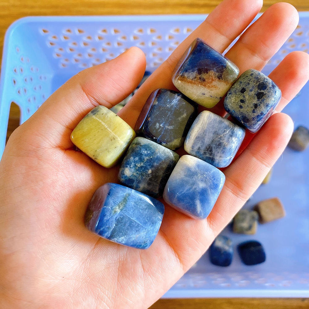 Đá Thanh Tẩy Viên Vuông Loại To Blue Stone DA31-9