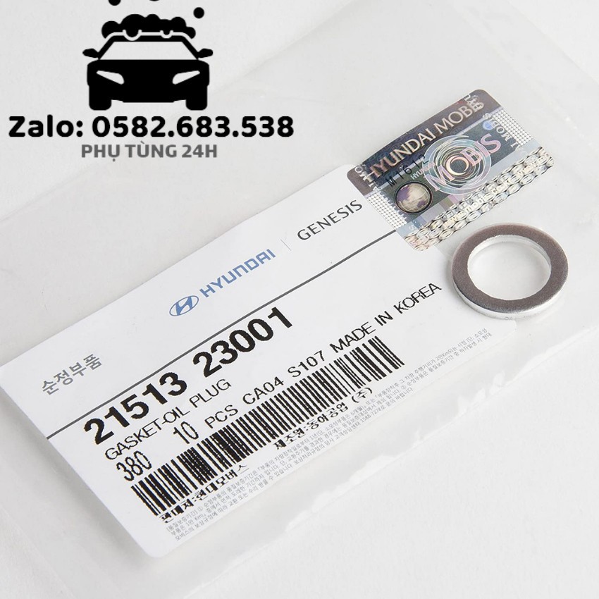 Long đen ốc rốn xả dầu KIA/ HUYNDAI /MAZDA. [Hàng Xịn Mobis] Lỗ Ø14 mm. | BigBuy360 - bigbuy360.vn