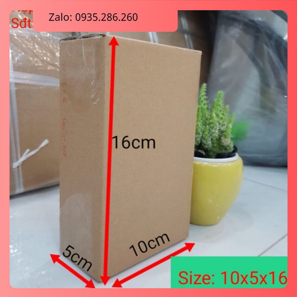 [COMBO 200h] Hộp 10x5x16 - Thùng Carton Đóng Hàng