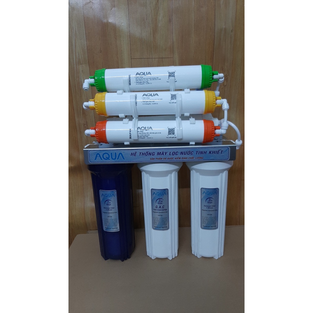 BỘ LỌC NANO 8 CẤP AQUA ,BỘ LỌC NƯỚC AQUA CÔNG NGHỆ NANO KHÔNG NƯỚC THẢI.KHÔNG DÙNG ĐIỆN.