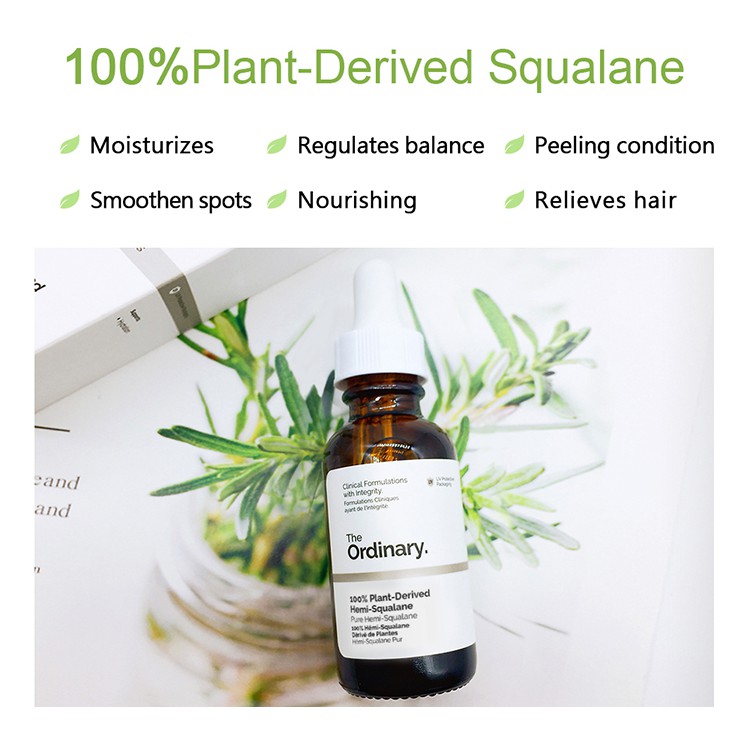 Tinh dầu The Orinary 100% Plant-Derived Squalane, tạo sự đàn hồi cho da, cấp nước chống lão hoá. | BigBuy360 - bigbuy360.vn