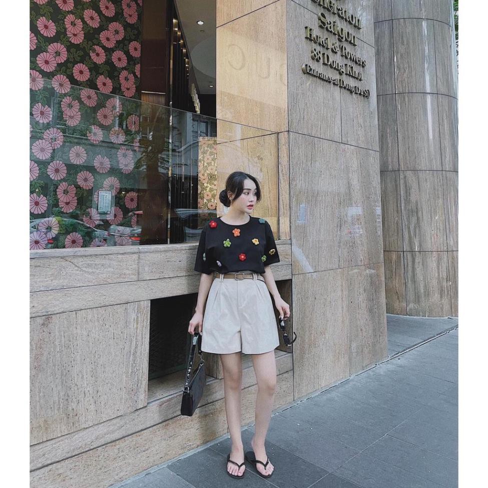 Set đồ nữ cá tính, set quần sóc áo thun đi chơi sang chảnh mùa hè đẹp YA140 | BigBuy360 - bigbuy360.vn