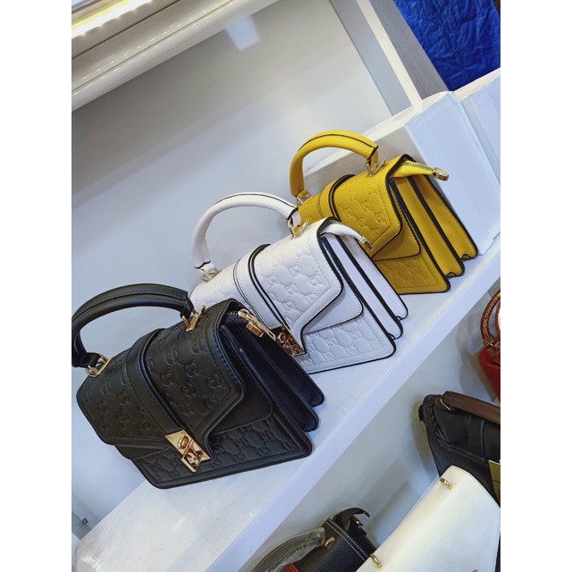 🌸 TÚI XÁCH NỮ/ TÚI ĐEO CHÉO DÁNG HỘP CHẤT DA MỀM 2 DÂY